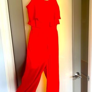 Red Cutlet Pant Suit ( XS) - One Clothing - Los Angeles